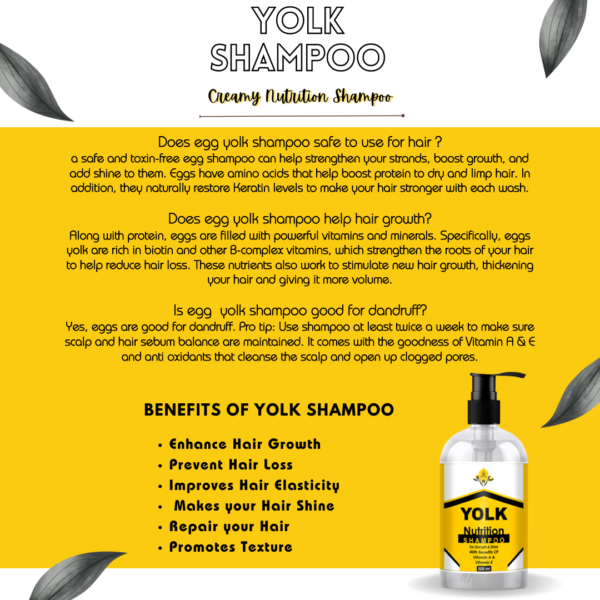 Yolk Shampoo 500 ml - Image 3