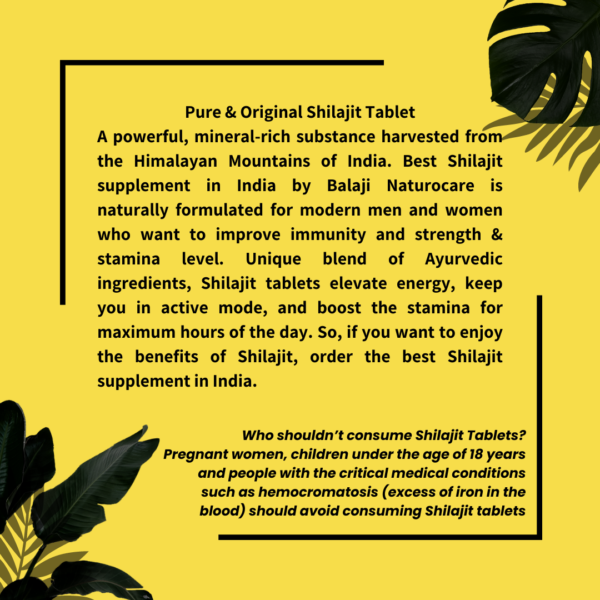Shilajeet 30 Tablet - Image 5